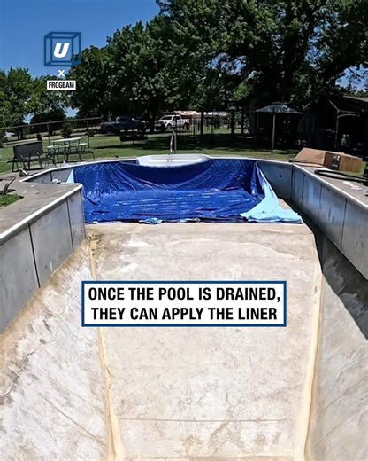 Swimming pool vinyl liner installation 🏊‍♂️ | UNILAD Tech