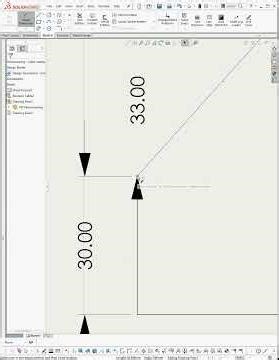 Solidworks - dimension an angle from a baseline #tutorial #dimensioning #engineering drawing #angle