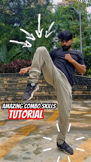 Selfdefense amazing combo tutorial 🥋💥#selfdefense #combo #combat #muaythai #shorts #viral #kick