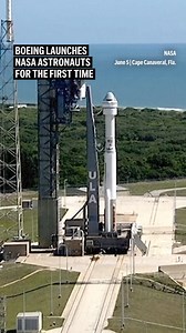 A pair of NASA test pilots, Butch Wilmore and Suni Williams, blasted off aboard Boeing’s Starliner capsule Wednesday for the International Space Station, the first to fly the new spacecraft. | AP
