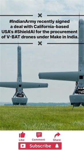 India signed “V-BAT” Drone