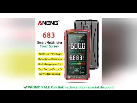 ANENG 683 Smart Multimeter High-end Touch 6000 Counts Multimetro Test Rechargeable Multitester AC/DC
