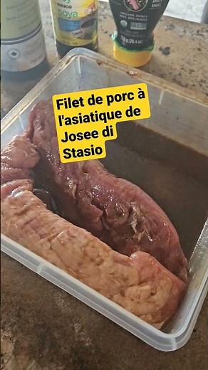 La recette complète du ma chaine! Le filet de porc à l'asiatique de Josée di Stasio!