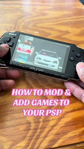 How to Mod & Add Games to Your PSP #psp #playstation #retrogaming #retrogames #retrogamer