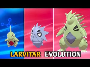 How To Evolve Larvitar Into Pupitar And Tyranitar In Pokemon Sword & Shield | Galar Pokedex