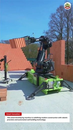 Smart Bricklaying Machine Builds 1,000 Bricks Per Hour With Robotic Precision