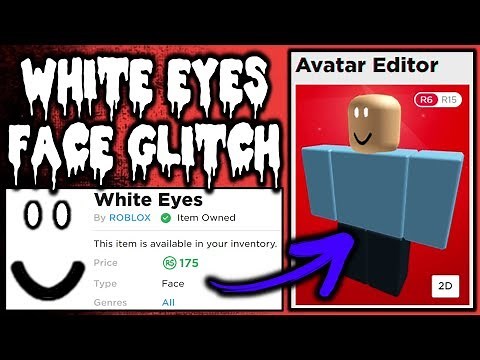 How to get white eyes on your roblox avatar!