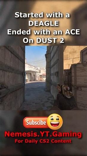 Started with a Deagle... Finished with an ACE 💀 #cs2 #counterstrike2 #counterstrike
