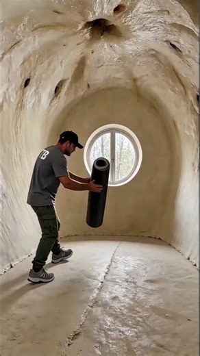 Turning a Giant Apple Into a Tiny House 🍎#tinyhouse #timelapse #diy