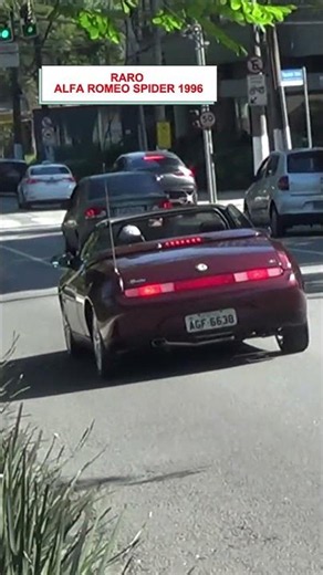 RARO ALFA ROMEO SPIDER 1996 #avenidaeuropa #automobile #supercarros