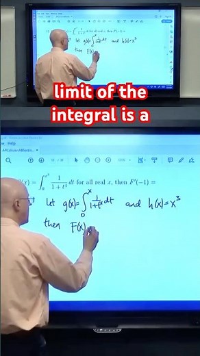 How to write an INTEGRAL as a function COMPOSITION #maths #apcalculus #calculus