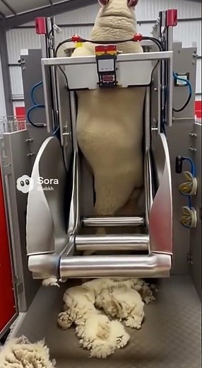 Automated! Watch This Robot Shear a Sheep in Seconds! 💨