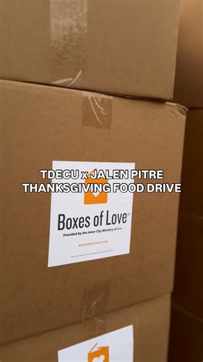 TDECU is proud to have joined Houston Texans Safety Jalen Pitre, the PitreBoyz Foundation, and Bethel's Heavenly Hands, Inc. for this year’s Boxes of Love distribution event. With 20 TDECU volunteers and support from the TDECU Cares Foundation, we helped assemble and distribute more than 2,000 Thanksgiving boxes to families across Houston. 🦃 Events like this show the power of partnership, service, and community. We’re grateful to stand alongside so many incredible volunteers and organizations w