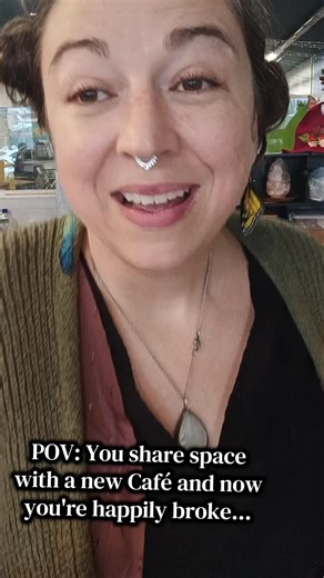 1.7K views · 63 reactions | POV: You share space with a new Café and now you're happily broke. #Vermont #cafe #coffee #smallbusinesssupportingsmallbusiness #shoplocal #POV | The Witches Brew | Facebook