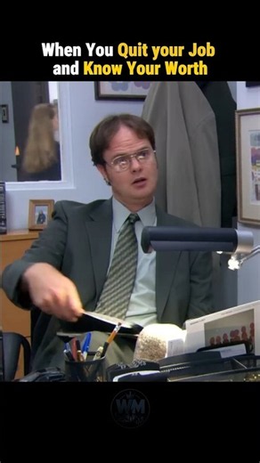 When Dwight Schrute Quit his Job at Dunder Mifflin #TheOffice #DwightSchrute #WorkMindset