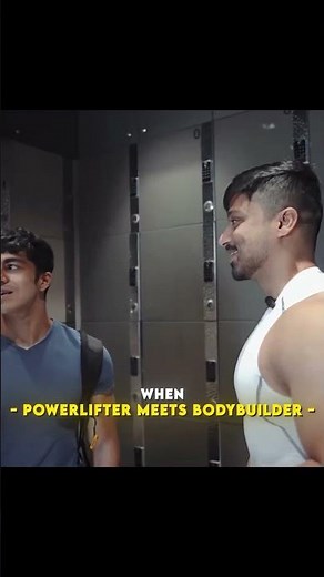 Powerlifter meets Bodybuilder 🔥