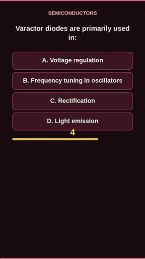 Applications of Varactor Diodes