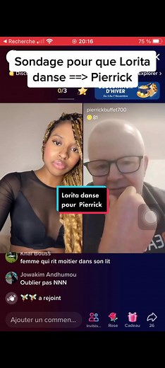 Sondage Lorita danse ! @Lorita.LIVE #lorita_colombiana