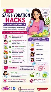 💡 Tip: Safe Hydration Hacks During Pregnancy 🤰💧