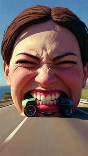 Road to the Giant Mouth! 😲 #Shorts