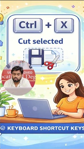 What is the Use of X Key? | Keyboard Shortcut X Explained #adhyayanclasses