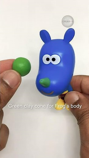 Frog and Stick (Hey Duggee) - Polymer clay tutorial