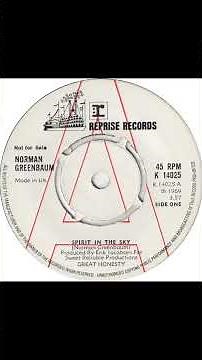 Norman Greenhaum - Spirit In The Sky - UK Reprise Records Demo recorded 1969