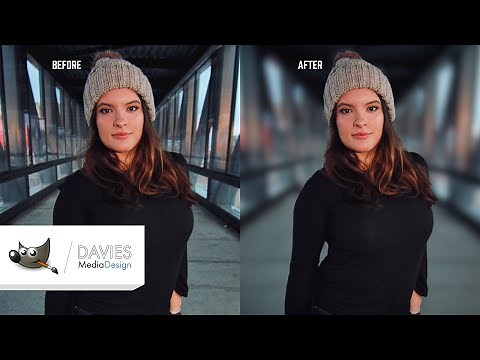 How to Blur Backgrounds in GIMP 2.10 - Shallow Depth of Field Effect