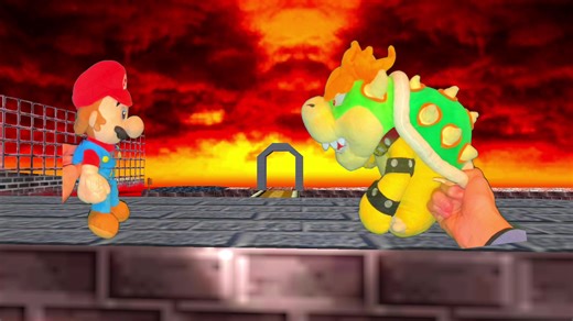Mario vs bowser