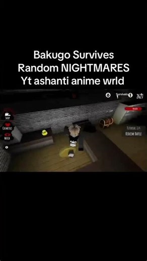 Watch Bakugo survive random nightmare out now #mha #bakugo #roblox #mhacommunity #anime