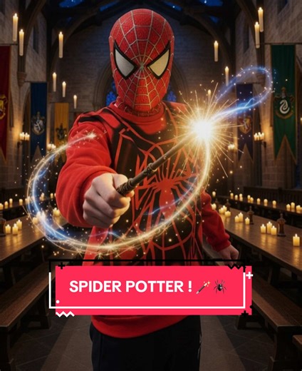 SPIDER POTTER ! 🪄🕷️ #pourtoi #spiderman #cosplay #fr #humour