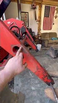 Fixing A Bent Tractor Loader