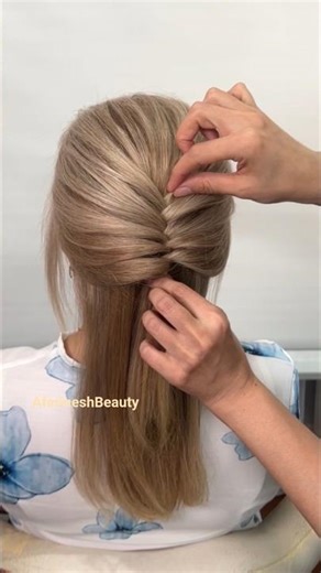 How to Create a Unique Half-Updo Using a Braid Tool ✨ Chic & Creative!