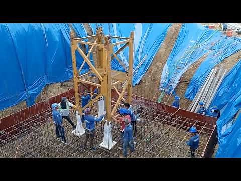 Construction of Tower Crane Foundation ‪@TheConstructionManager‬