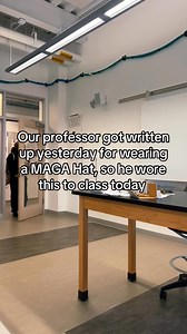 2.2M views · 10K reactions | Is the professor wrong for wearing this hoodie? #scan #qr #trump #president #professor #college #ymca #presidenttrump #hoodie | Pete's Pranks | Facebook