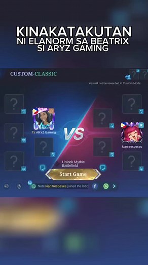 Beatrix MLBB 1V1 WHO'S NEXT | ARYZ Gaming