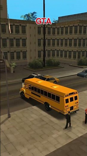 What Happens If You Enter Prison With a School Bus in GTA Games? 😂🚌 #GTA #GTAShorts #Gaming