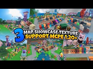 Top 3 Map Showcase Texture Pack || Map No 3 Bikin Kaget😱 || Support MCPE 1.20+