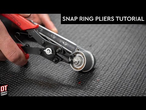How to Use Snap Ring Pliers - Tutorial