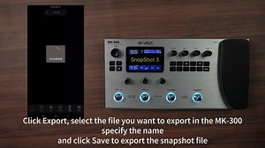 Effect pedal: M-VAVE MK-300 V63 Firmware Update Contents 1. Added SnapShot feature 2. Added support for AM4 models 3. Added DLY and MOD stereo effects 4. Added Reso, Press, and Bright parameters to the ANN module (DS AMP) Software/Firmware Download 👉https://www.m-vave.com/appdownload Firmware Update Software: M-UPGRADE 👉Go to [Download] - [Other software] - [M-UPGRADE] 👉Download Firmware Version: V61 Firmware File: 👉Go to [Download] - [PC Firmware] - [MK300_2025_09] _05】👉Download Firmware U
