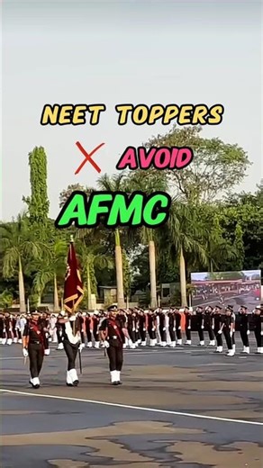 Why Neet Toppers don't Prefer AFMC? #neet #afmc #pw #pwneet