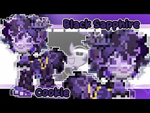 ✦ Black Sapphire Cookie ✦ || Ponytown skin tutorial ⊹