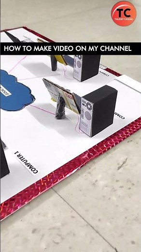 New LAN Computer Network | Static Model #schoolproject #innovation #creative