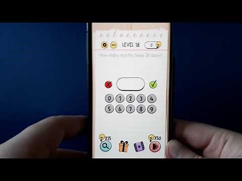 Brain Test How many months have 28 days