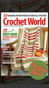 Our Autumn issue hits the newsstands today! 🎉 🎉 🎉 Pick up a copy of the Autumn 2024 issue from your local newsstand or order it at https://bit.ly/46y57hV Current subscribers, go here for your instant access: https://bit.ly/3L4RKMJ | Crochet World Magazine