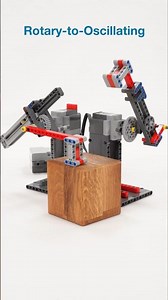 Rotary to Oscillating Mechanism #robot #physics #rotary #oscillating #legotechnic #technic