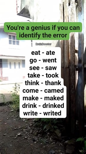 You're a genius if you can identify the error. #identifytheerror #everyoneactive #fypchallenge | BrainBooster
