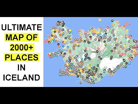 Interactive Map of 2000+ Best Places in Iceland
