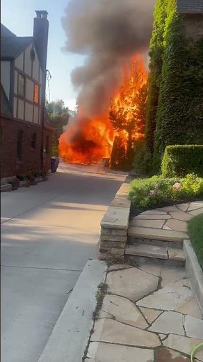 Salt Lake City firefighters work to fully extinguish structure fire