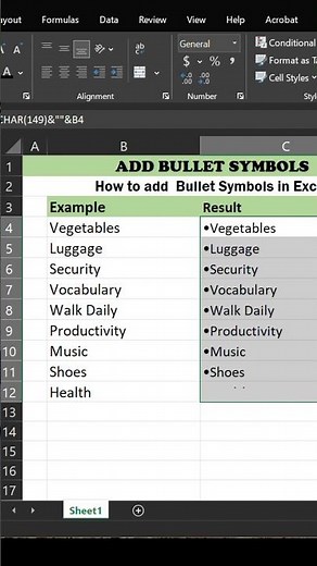 Add bullet symbols.#learning